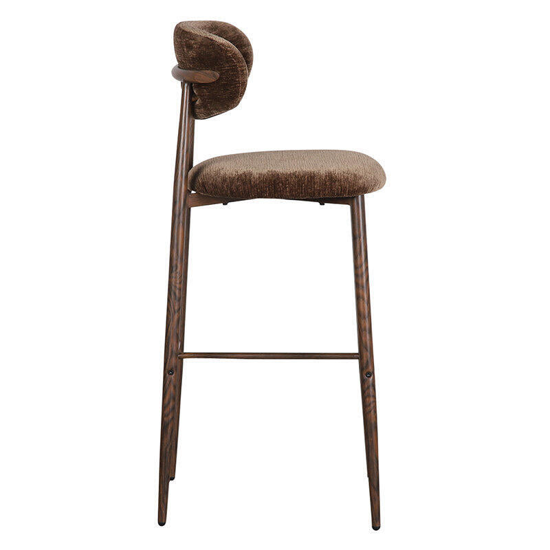Japandi Barhocker - Set Von 2 - Stilvoll & Komfortabel - Umber