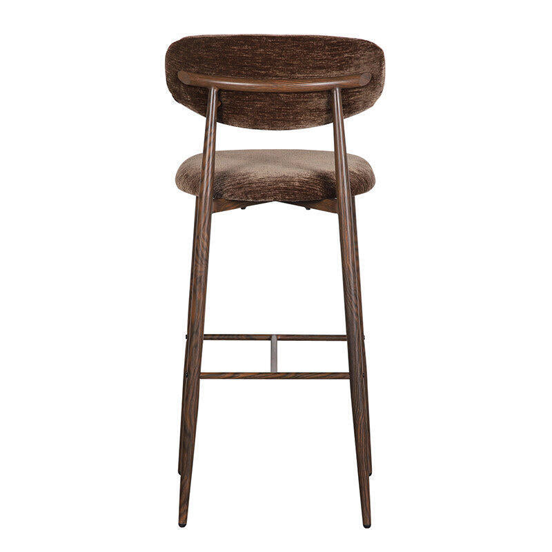 Japandi Barhocker - Set Von 2 - Stilvoll & Komfortabel - Umber