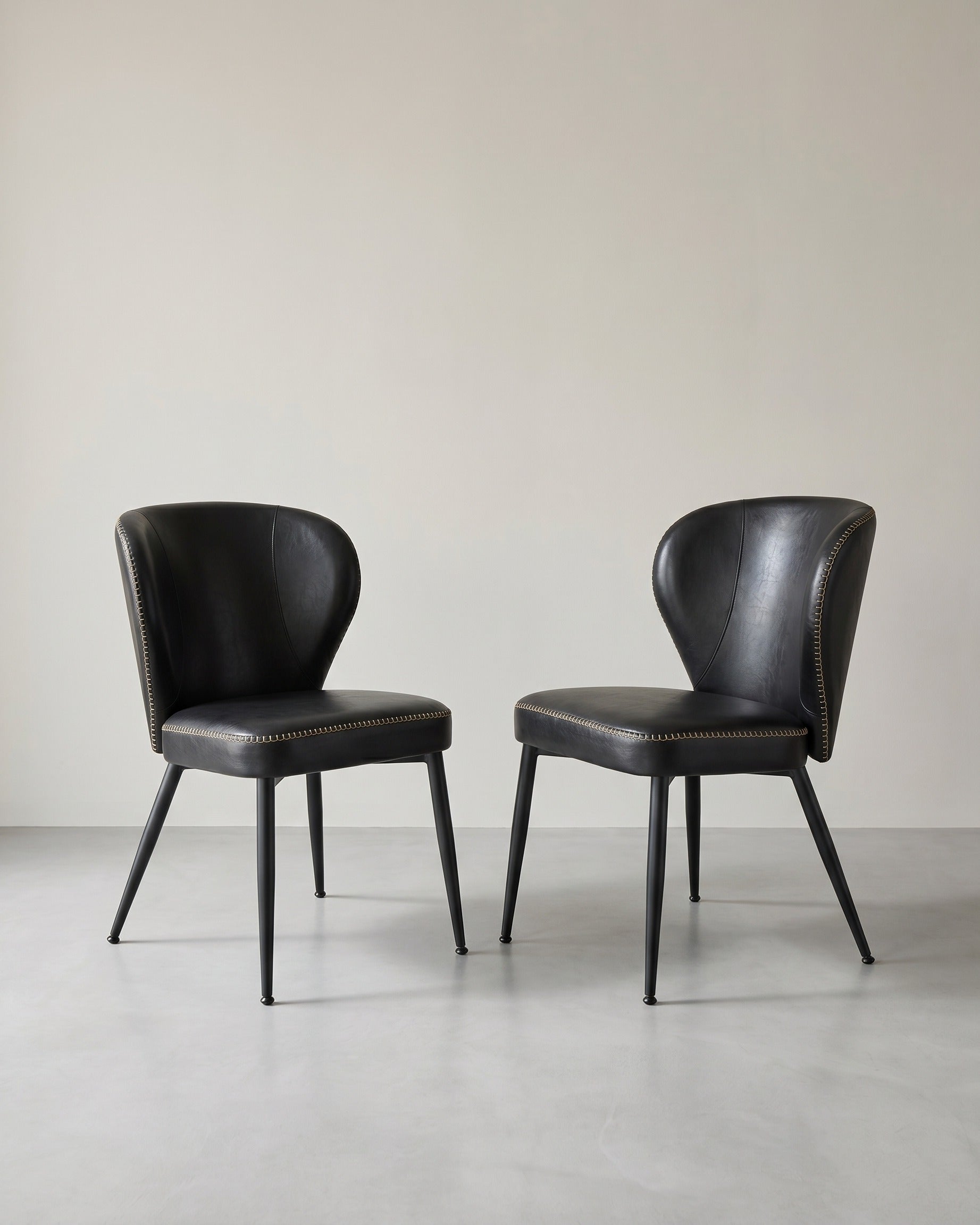 Moderne Esszimmerstühle – Elegantes Design – Schwarz