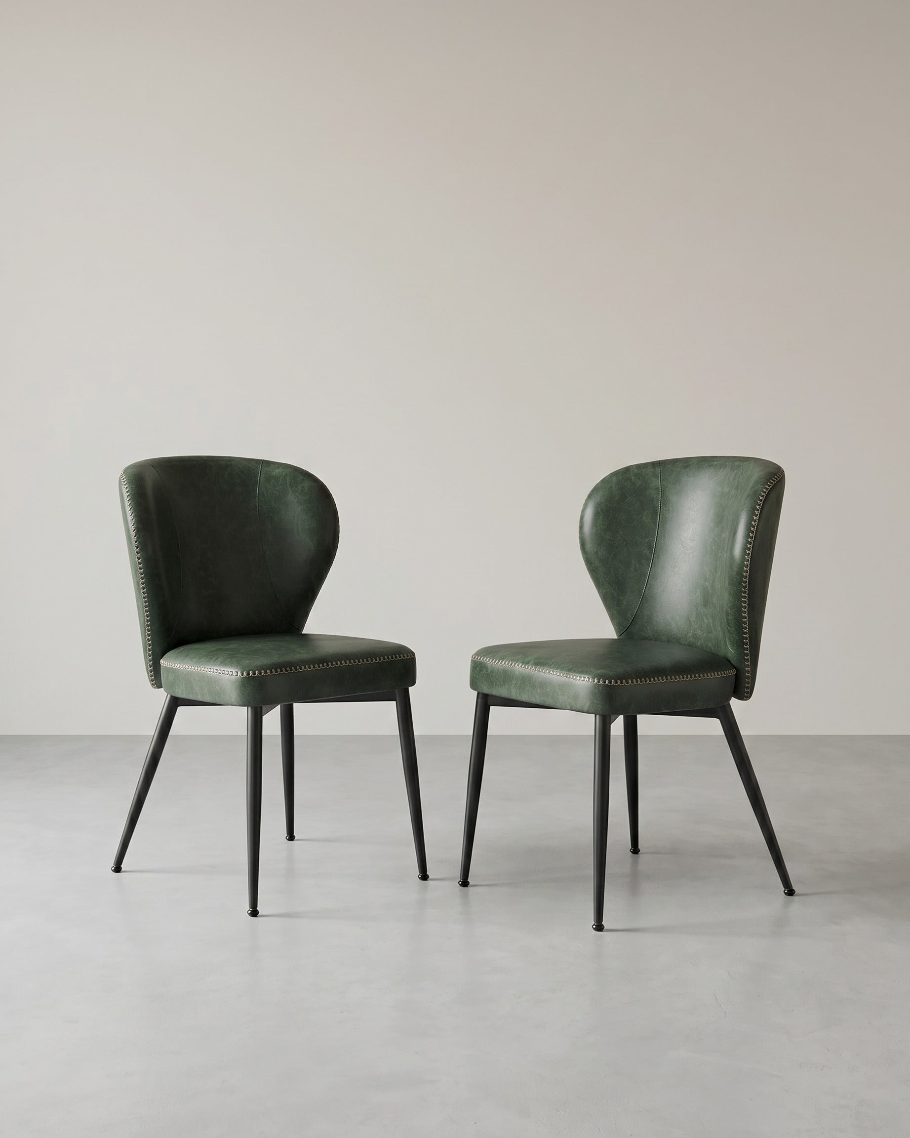 Moderne Esszimmerstühle – Elegantes Design – Grün