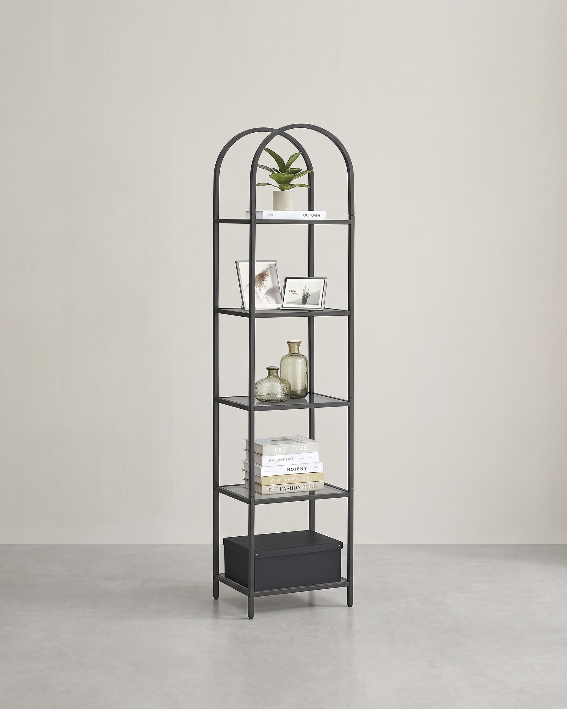 Bücherregal – 5-stufiges Bücherregal – Freistehend – Modernes Design