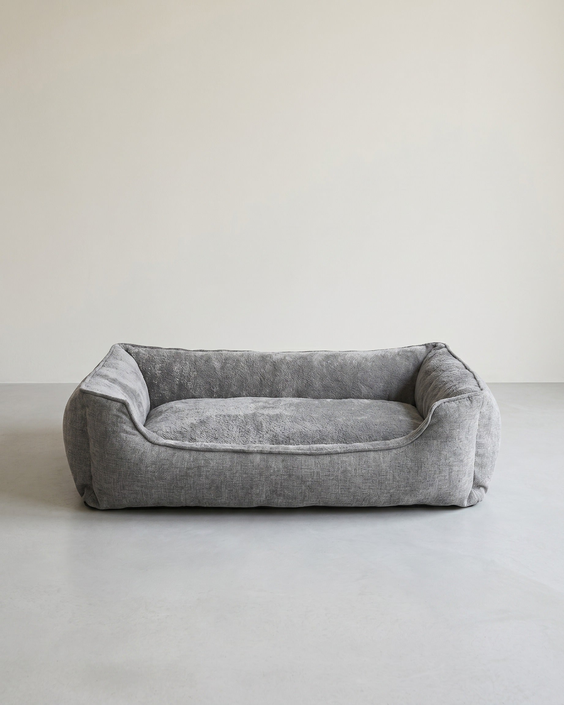 XXL Hundebett - Orthopädisches Hundesofa - Abnehmbarer Bezug & Anti-Rutsch – Grau