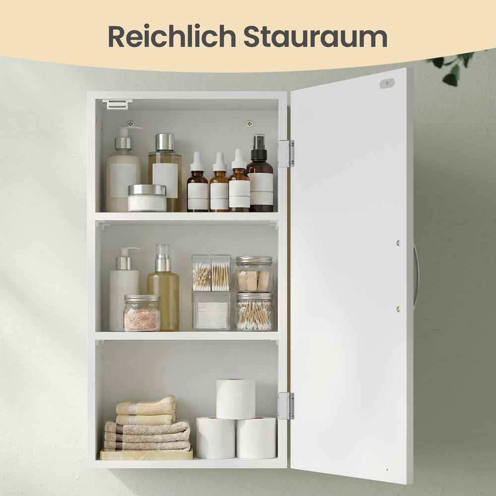 Hängeschrank Für Badezimmer - Mit Verstellbaren Böden - Schmal Und Kompakt