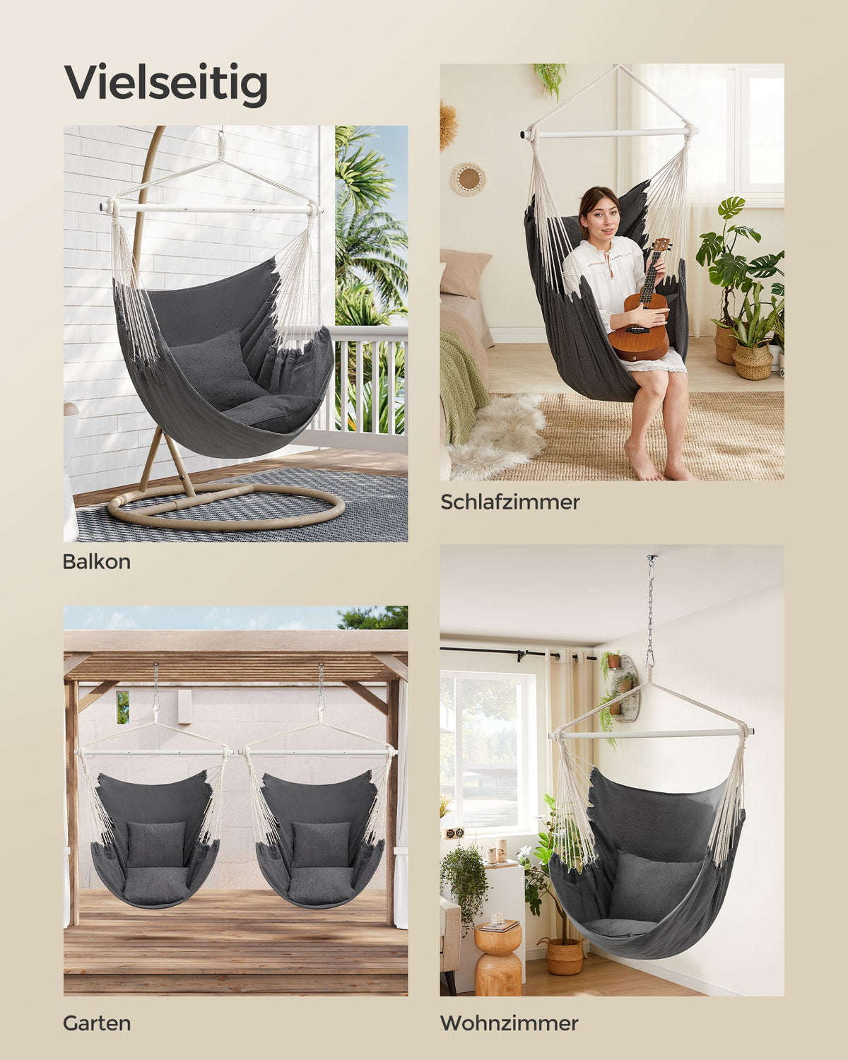 Boho Hängesessel – Stilvoll & Bequem