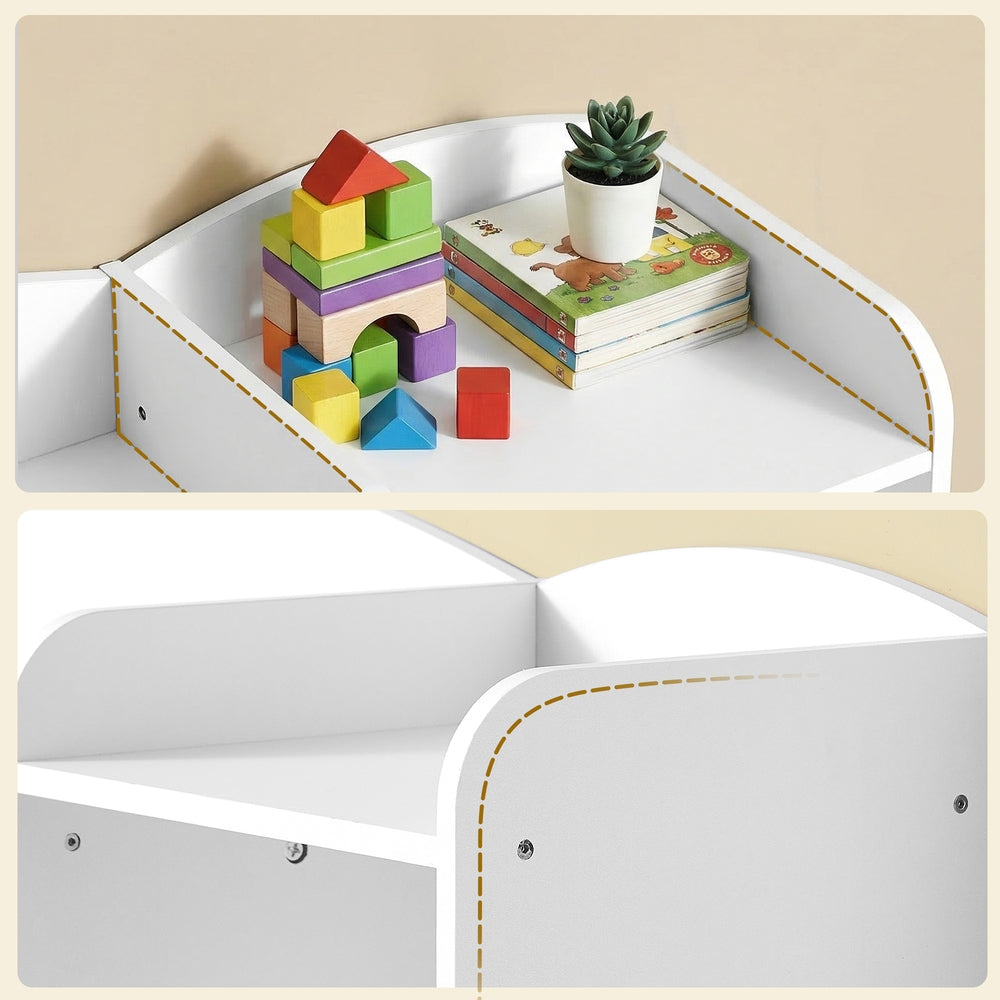 Kinderschrank Mit Offenen Fächern Und Boxen - Montessori-Regal - Für Spielzeug