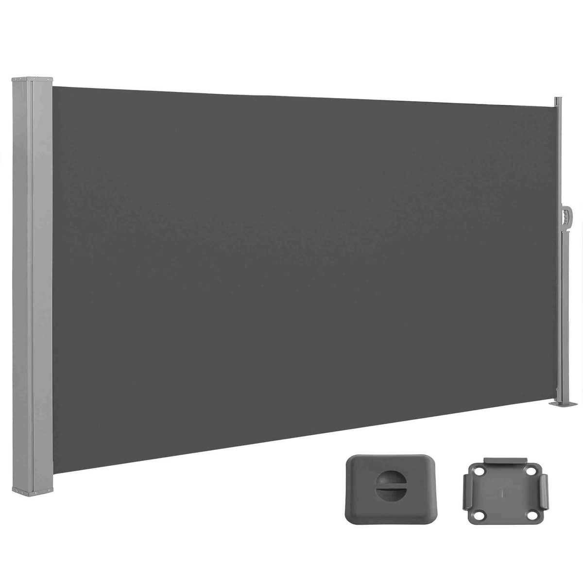 Ausziehbarer Seitenmarkise 160 x 400 cm - Rostbeständige Stahlkassette - Für Balkon Und Terrasse