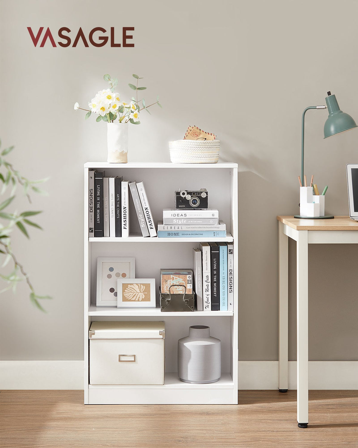 Modernes offenes Bücherregal – Geräumiges, freistehendes Aufbewahrungsregal mit verstellbaren Regalböden und minimalistischem Design