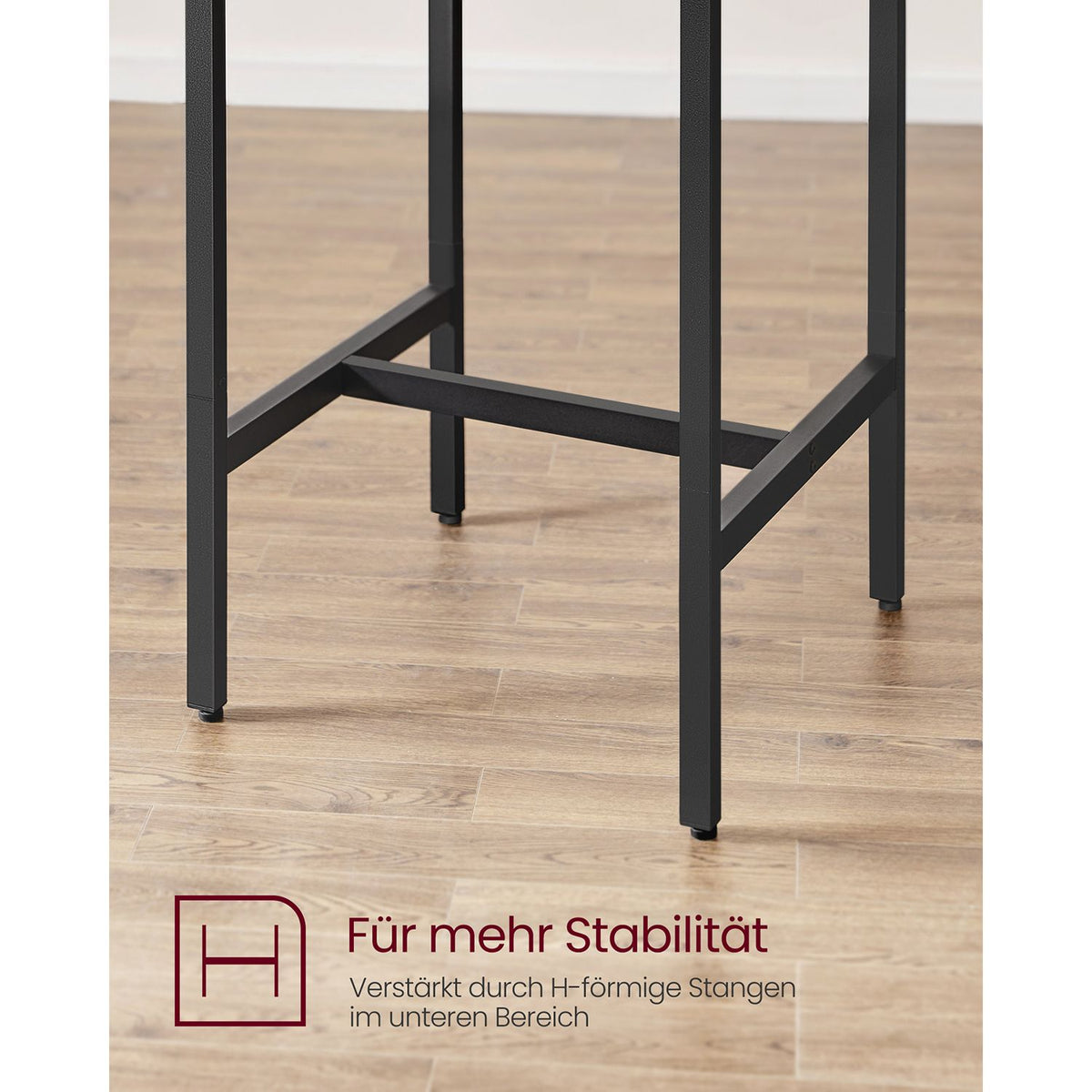 Esstische – Esstisch Mit 2 Stühlen – Kleiner Küchentisch 60 x 60 x 90 cm – Barhocker 30 x 40 x 65 cm – Industrielles Design