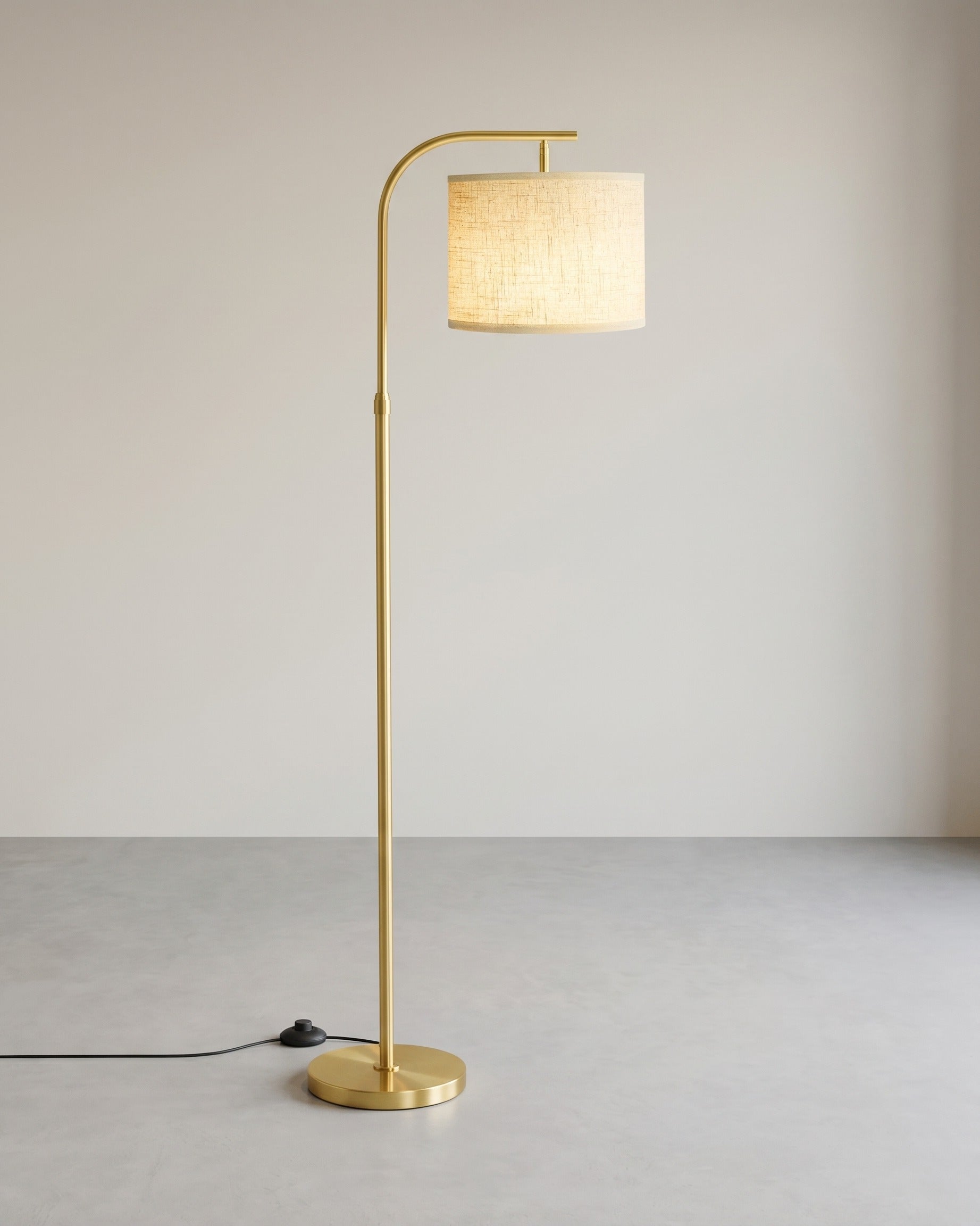 Bogenlampe Stehende Stehlampe – Verstellbar – Inkl. LED-Lampe (3 Lichtfarben) – für Wohnzimmer & Leseecke