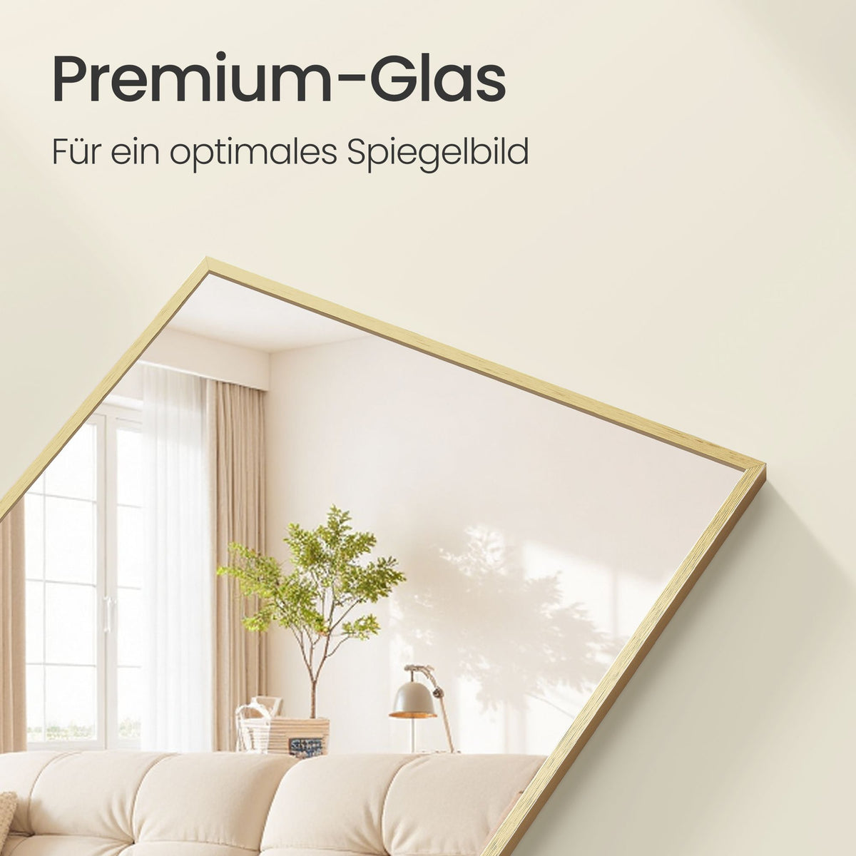 Standspiegel 160 x 50 cm - Bruchsicher Mit Aluminiumrahmen - Für Schlafzimmer