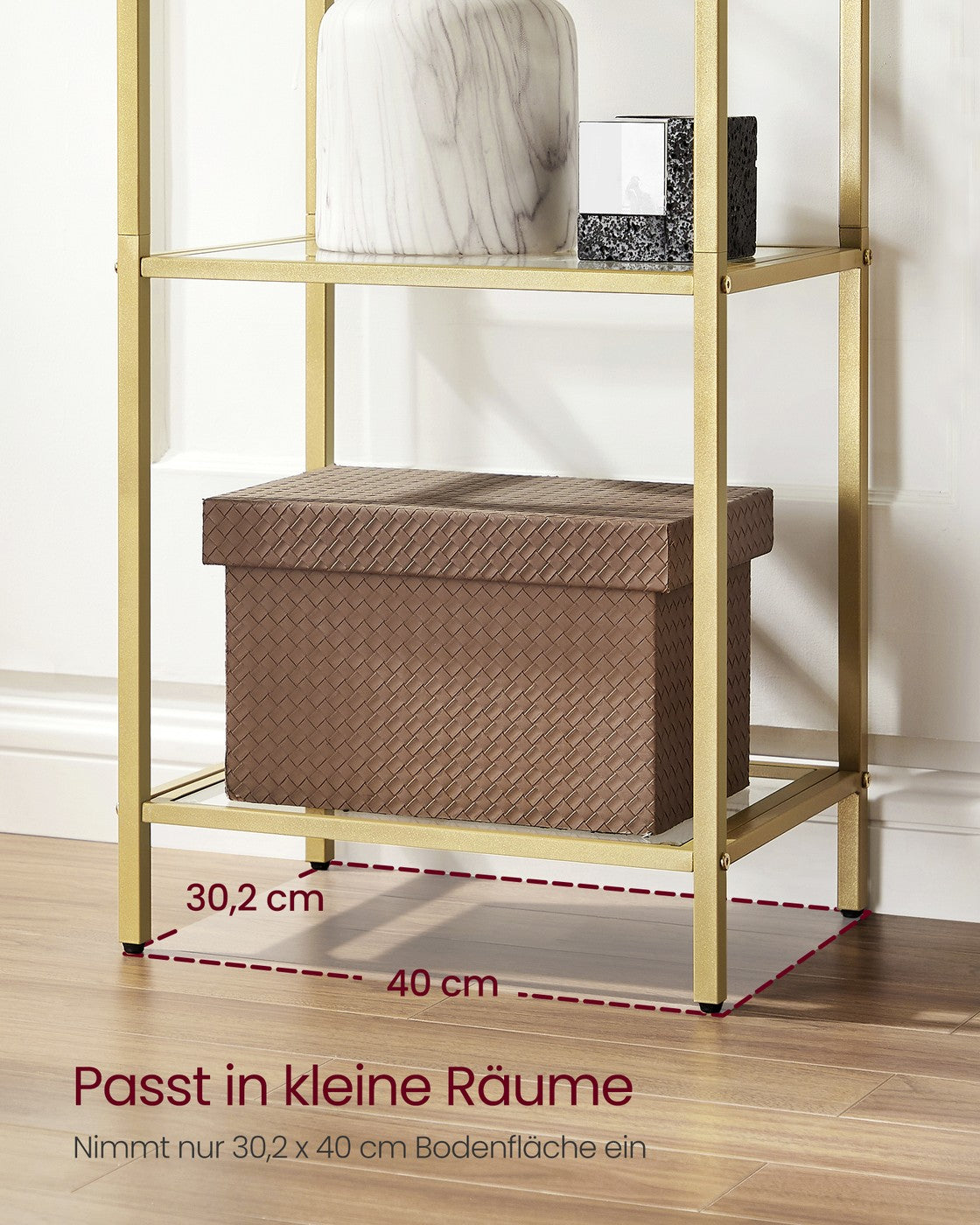 Bücherregal – 5-stufiges Bücherregal – Freistehend – Modernes Design