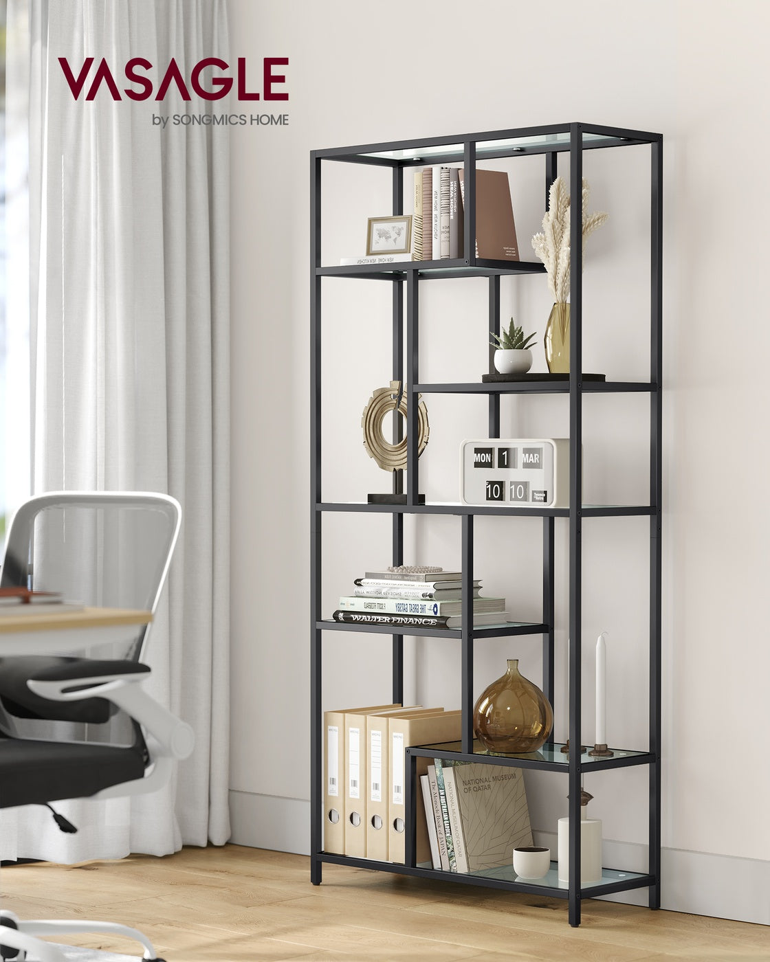 Standschrank 6 Ebenen – modernes Design – stilvoll & funktional