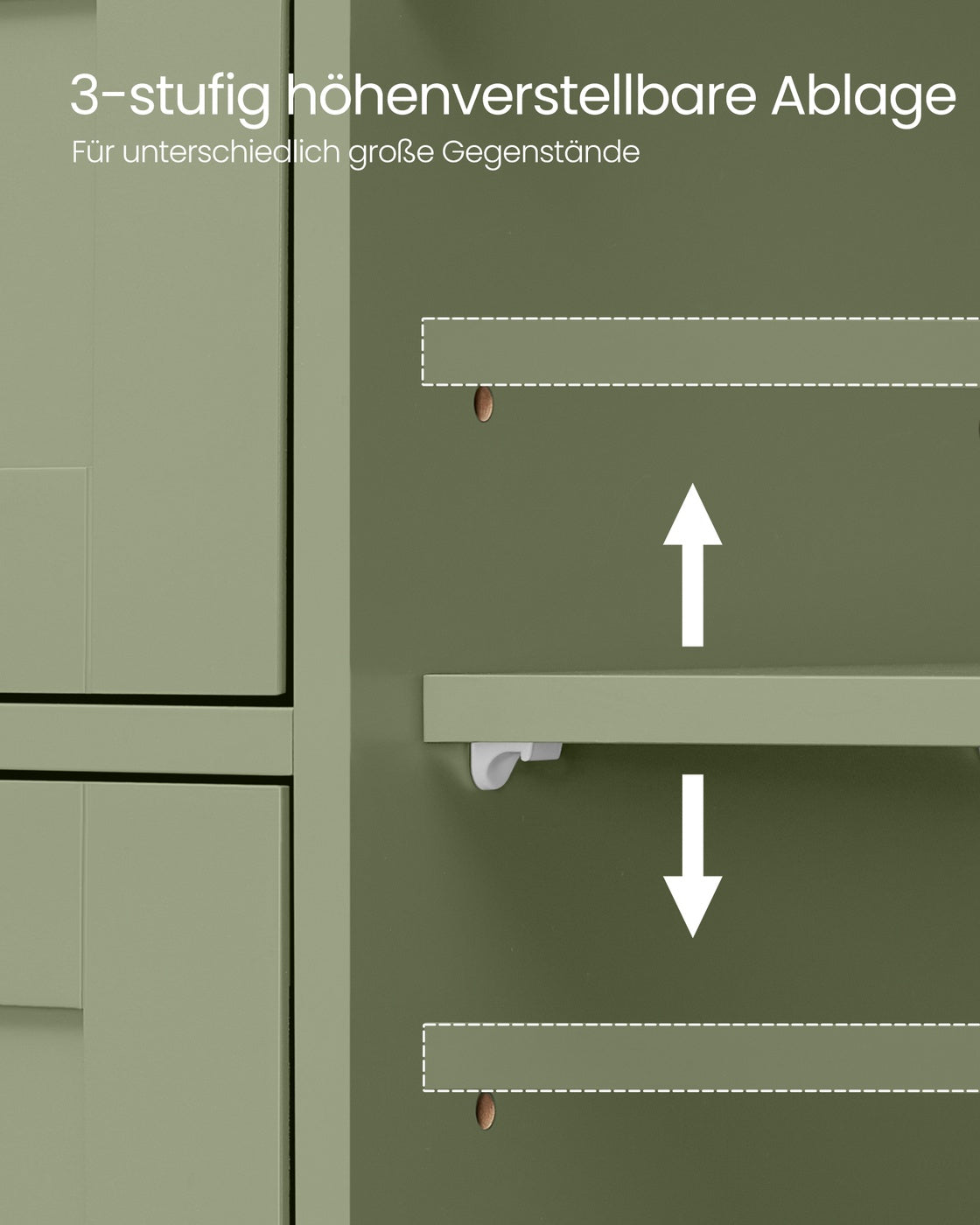 Badezimmerschrank - Kommode - Aufbewahrungsschrank mit Tür und Schubladen - 55 x 30 x 82 cm