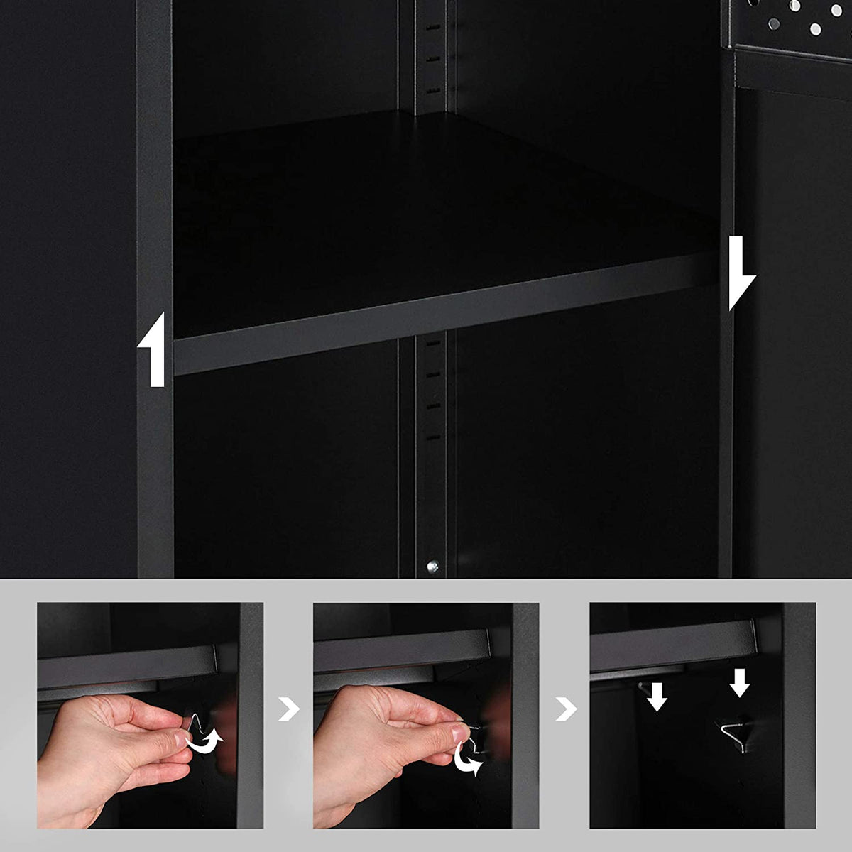 Aufbewahrungsschrank Industriedesign – kompakter Schrank – stilvoll und funktional