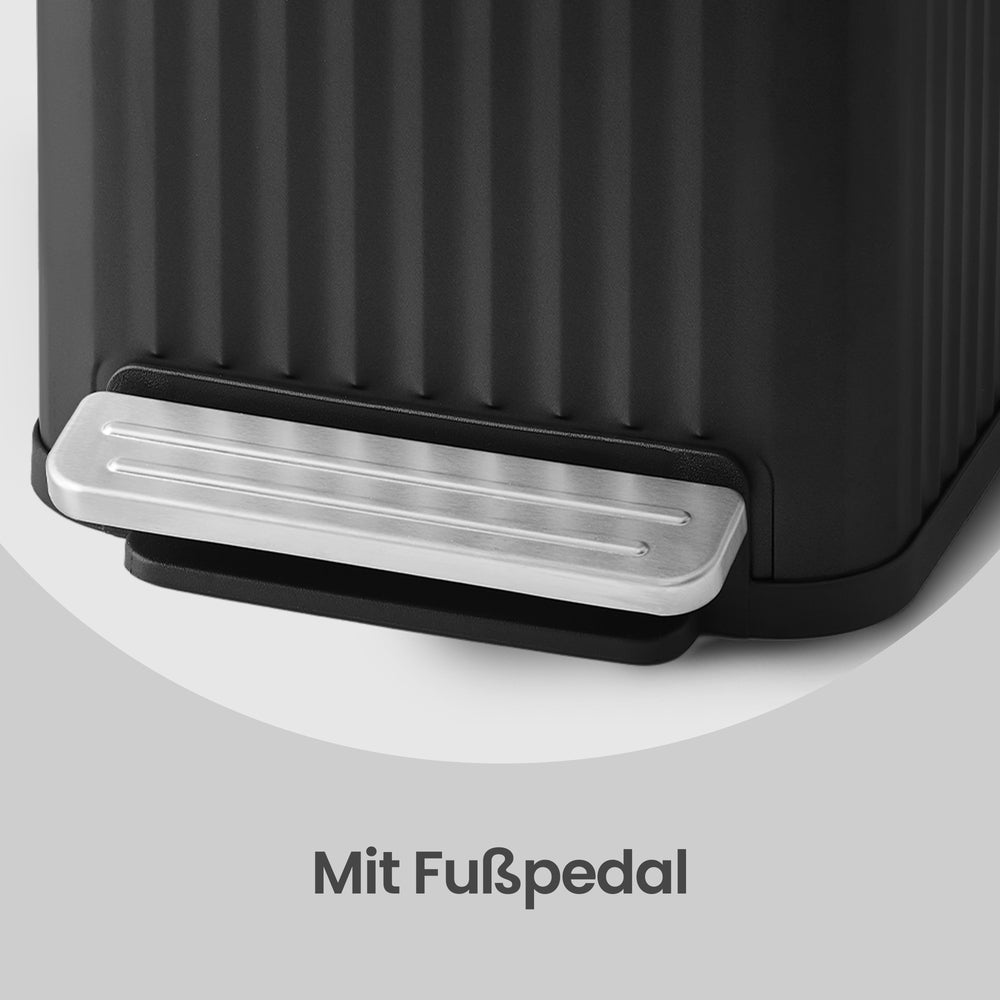 Mülleimer Küche 50 L - Pedaleimer Mit Softclose-Deckel - Mit Herausnehmbarem Innenbehälter