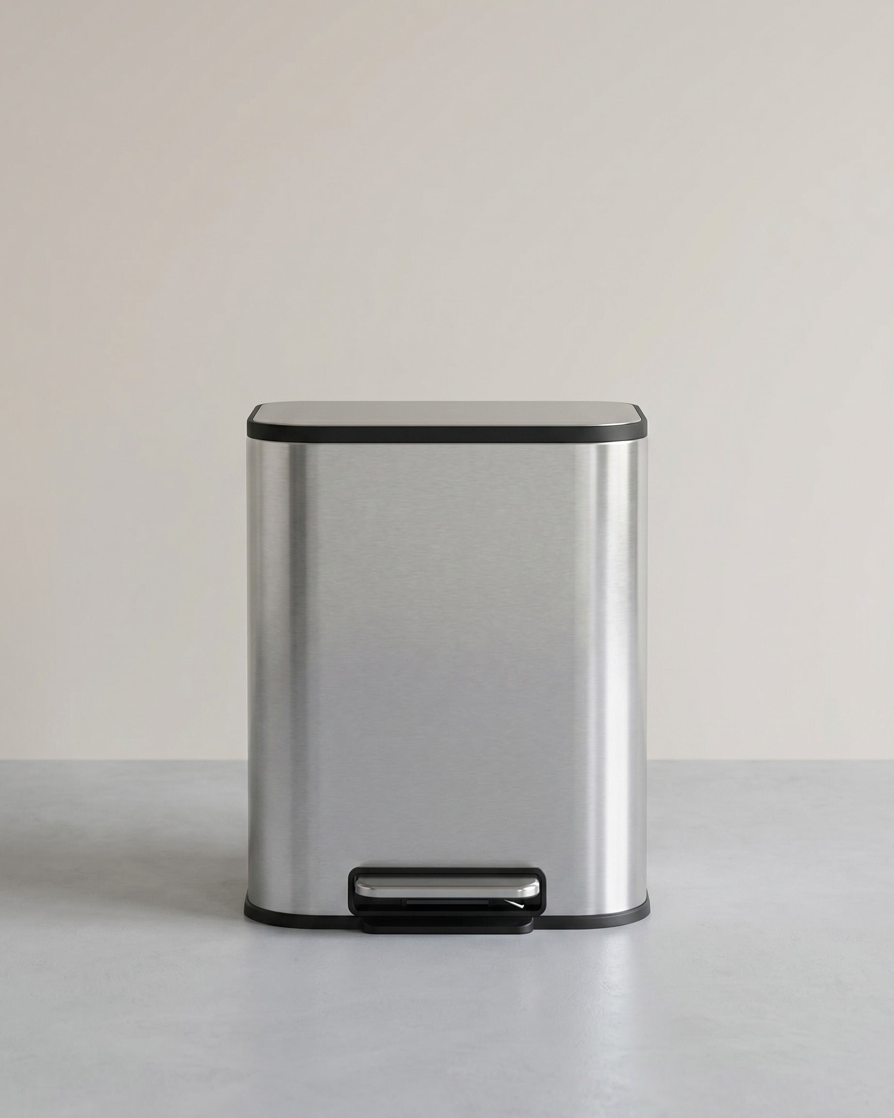 Mülleimer – 20 Liter – Pedal – Stahl – Softclose