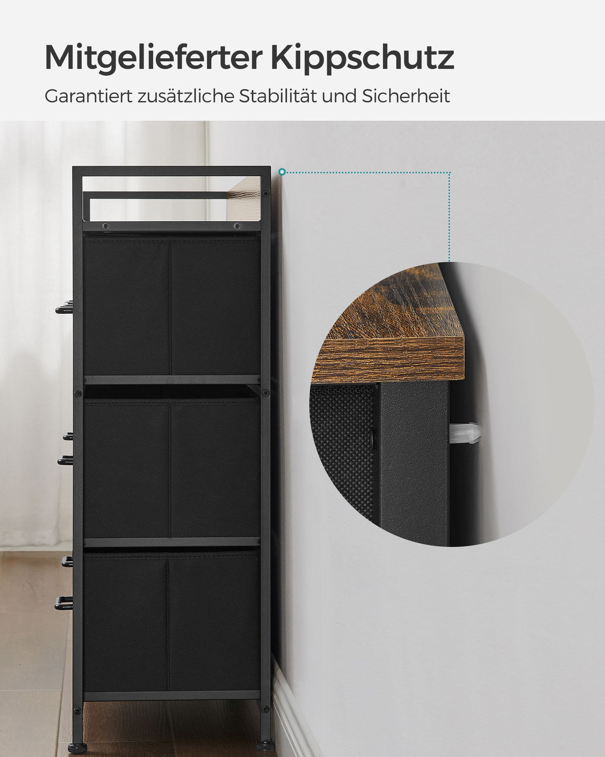 Kommode Industriedesign – 7 Schubladen – stilvoll und praktisch