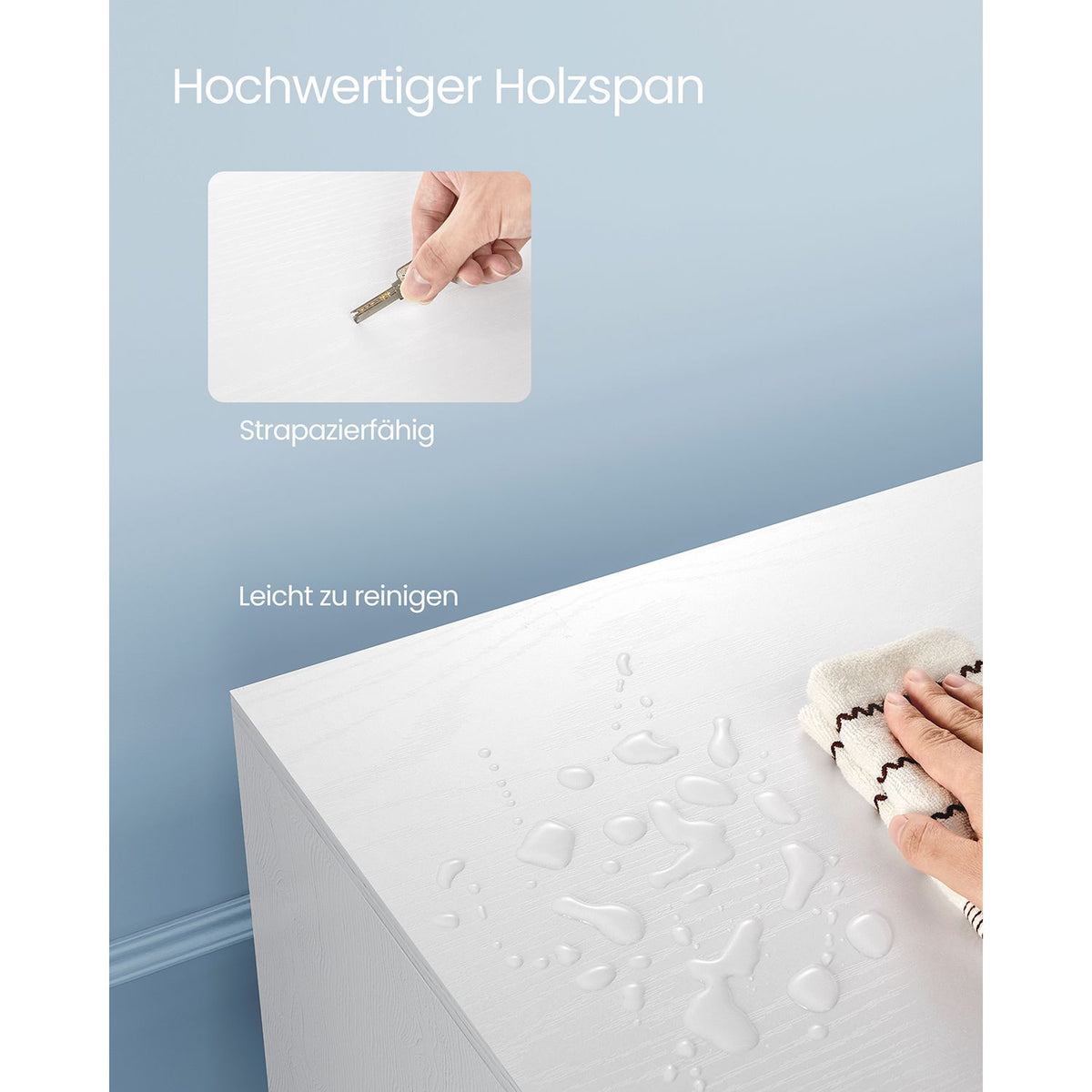TV-Möbel – 1 Tür – 40 x 120 x 49 cm – Skandinavisch – für TVs bis 55 Zoll
