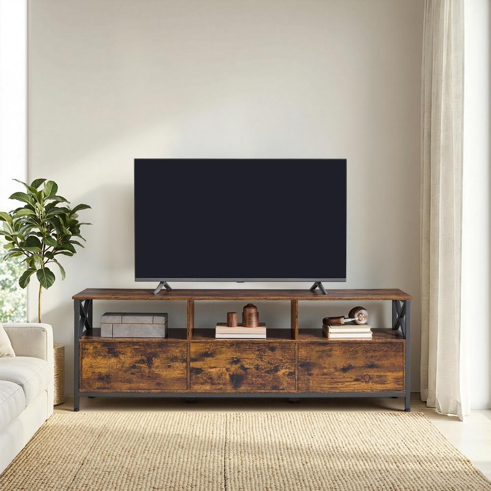 TV-Möbel - Für TV Bis 65 Zoll - Großzügiger Stauraum - 147 cm Breit