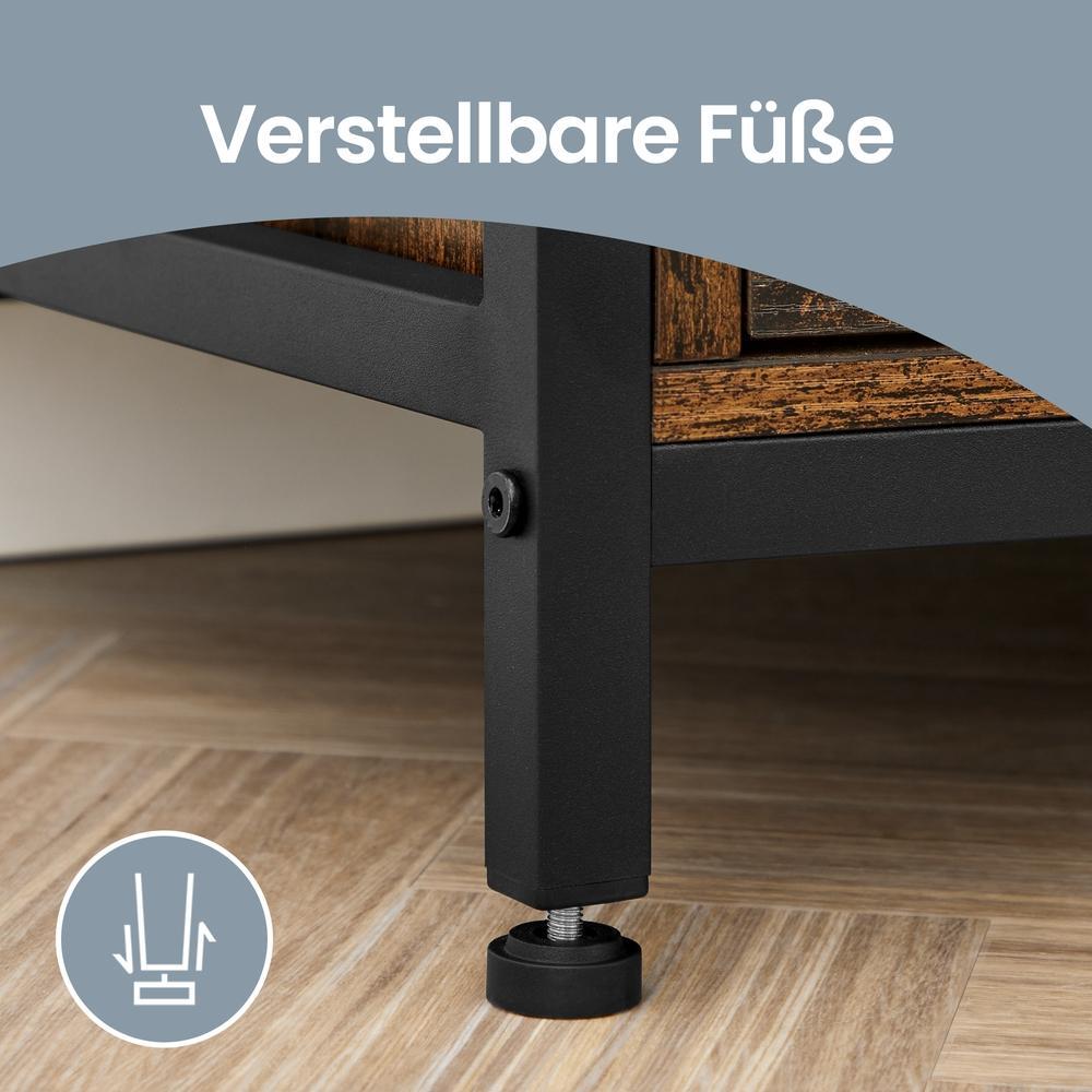TV-Möbel - Für TV Bis 65 Zoll - Großzügiger Stauraum - 147 cm Breit