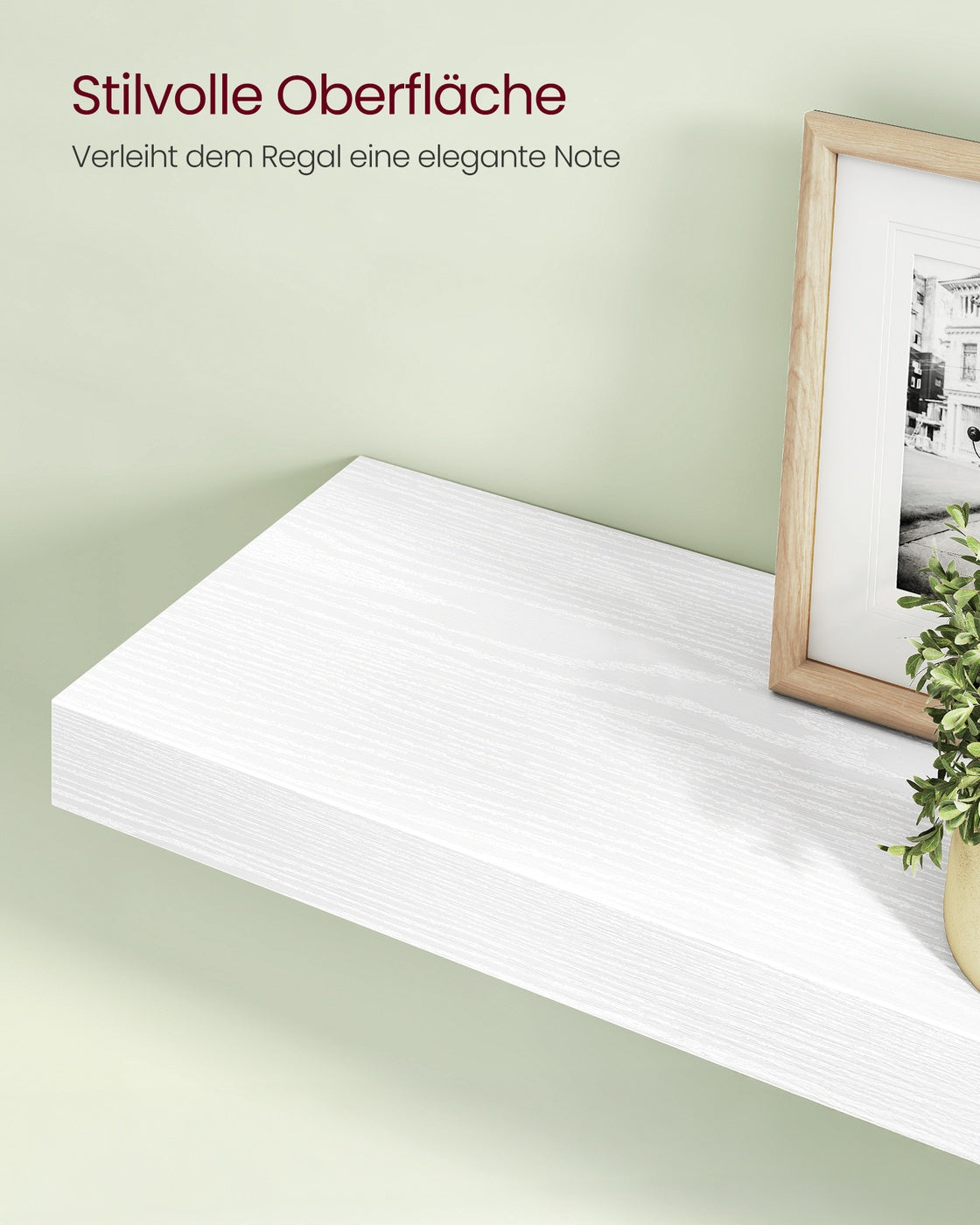 Schwebendes Wandregal Für Bilderrahmen - Schmales Wandboard - Für Wohnzimmer Und Flur