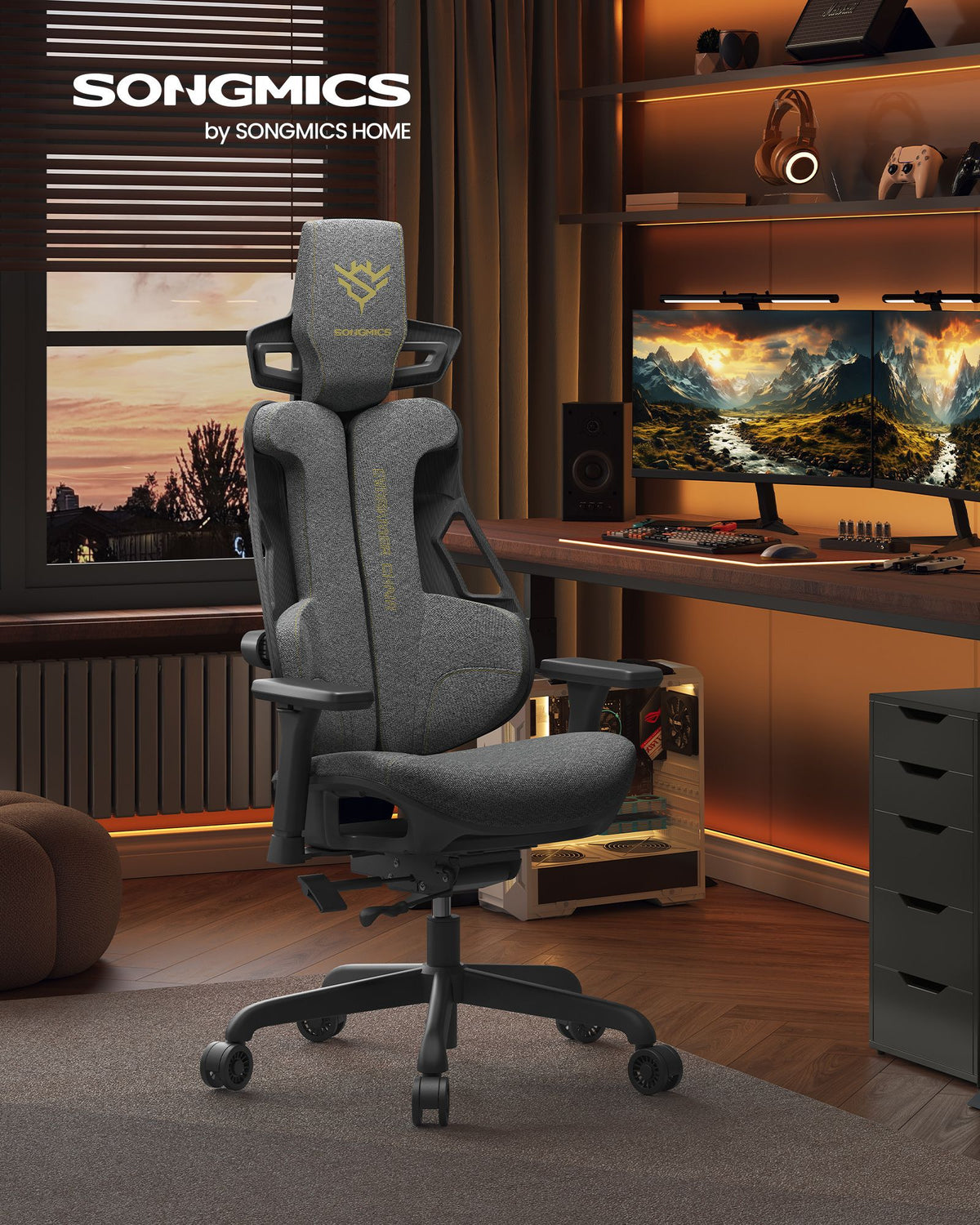 Elite Gaming 2.0 Ergonomischer Gaming-Stuhl – Vollständig verstellbarer Gaming-Stuhl – Gaming-Stuhl