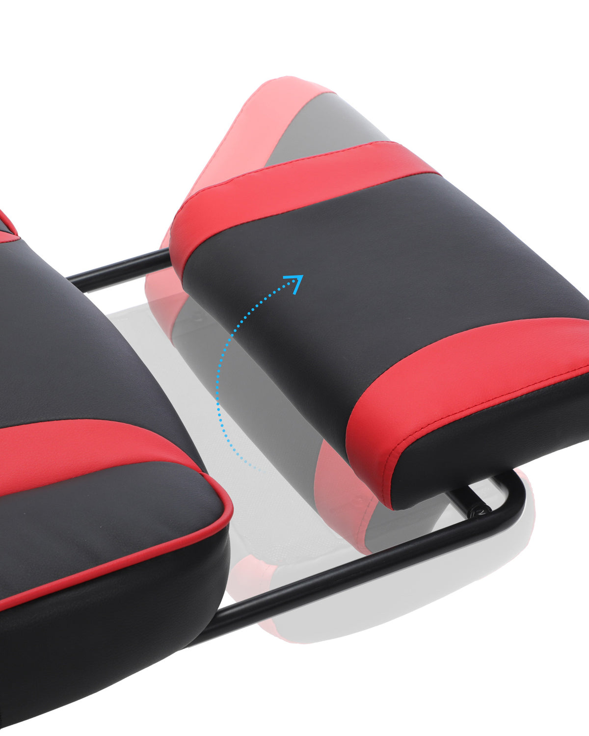 Gaming-Stuhl – Ergonomischer Gaming-Stuhl – Verstellbarer Bürostuhl – Kopfstütze und Fußstütze