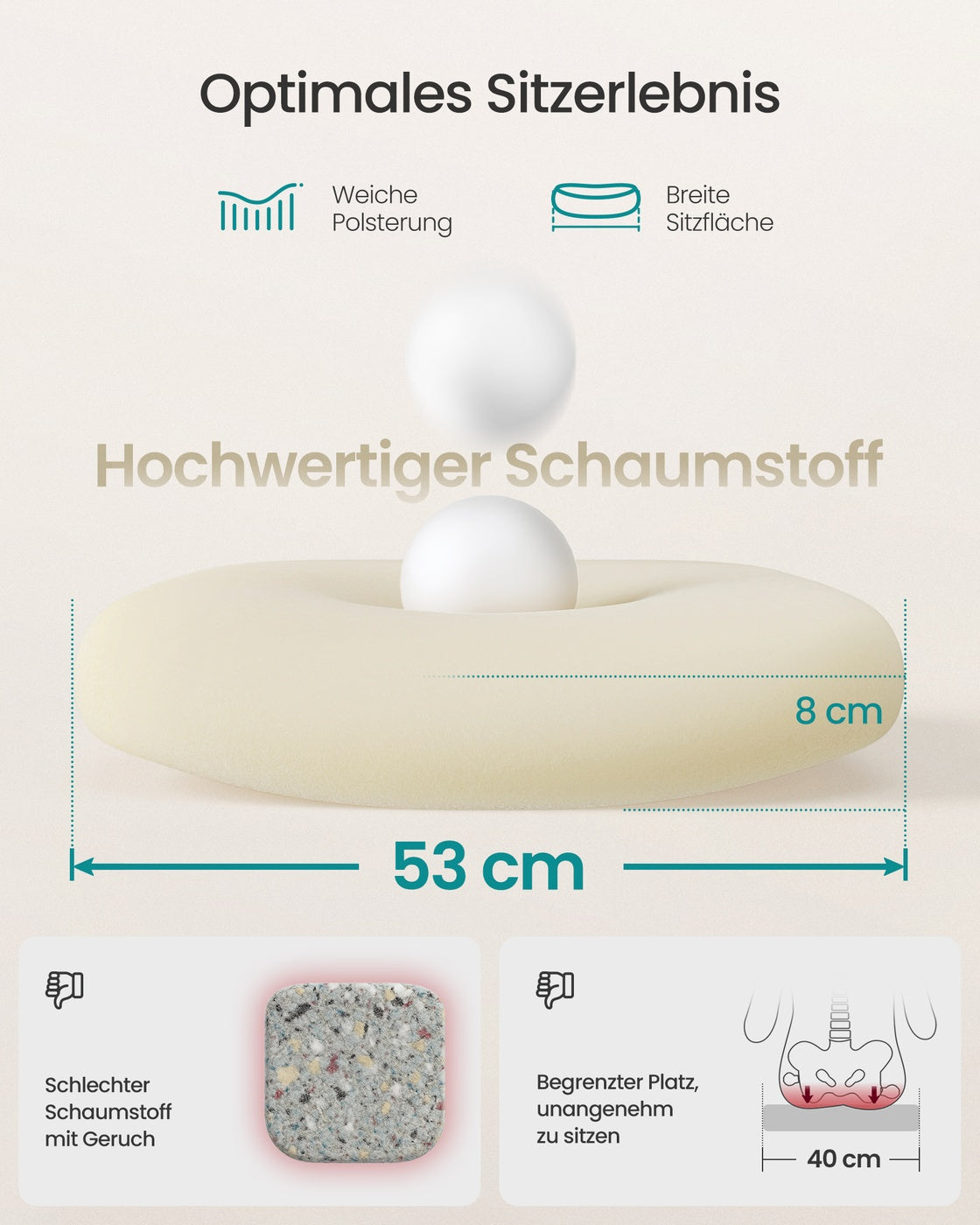 Ergonomischer Bürostuhl - Mit Mesh-Rückenlehne - Höhenverstellbar Mit Wippfunktion