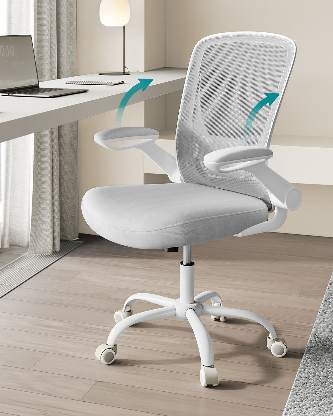 Bürostuhl mit verstellbaren Armlehnen – Ergonomisches Design – Netzrückenlehne