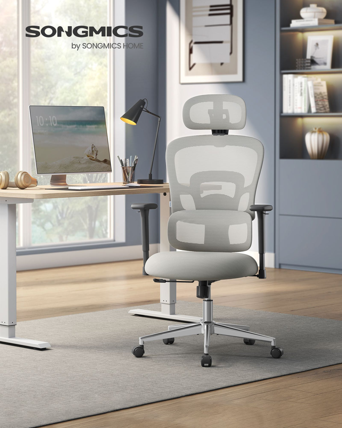 Vollständig verstellbarer Bürostuhl – ergonomischer Bürostuhl – Bürostuhl – verstellbare Rückenlehne