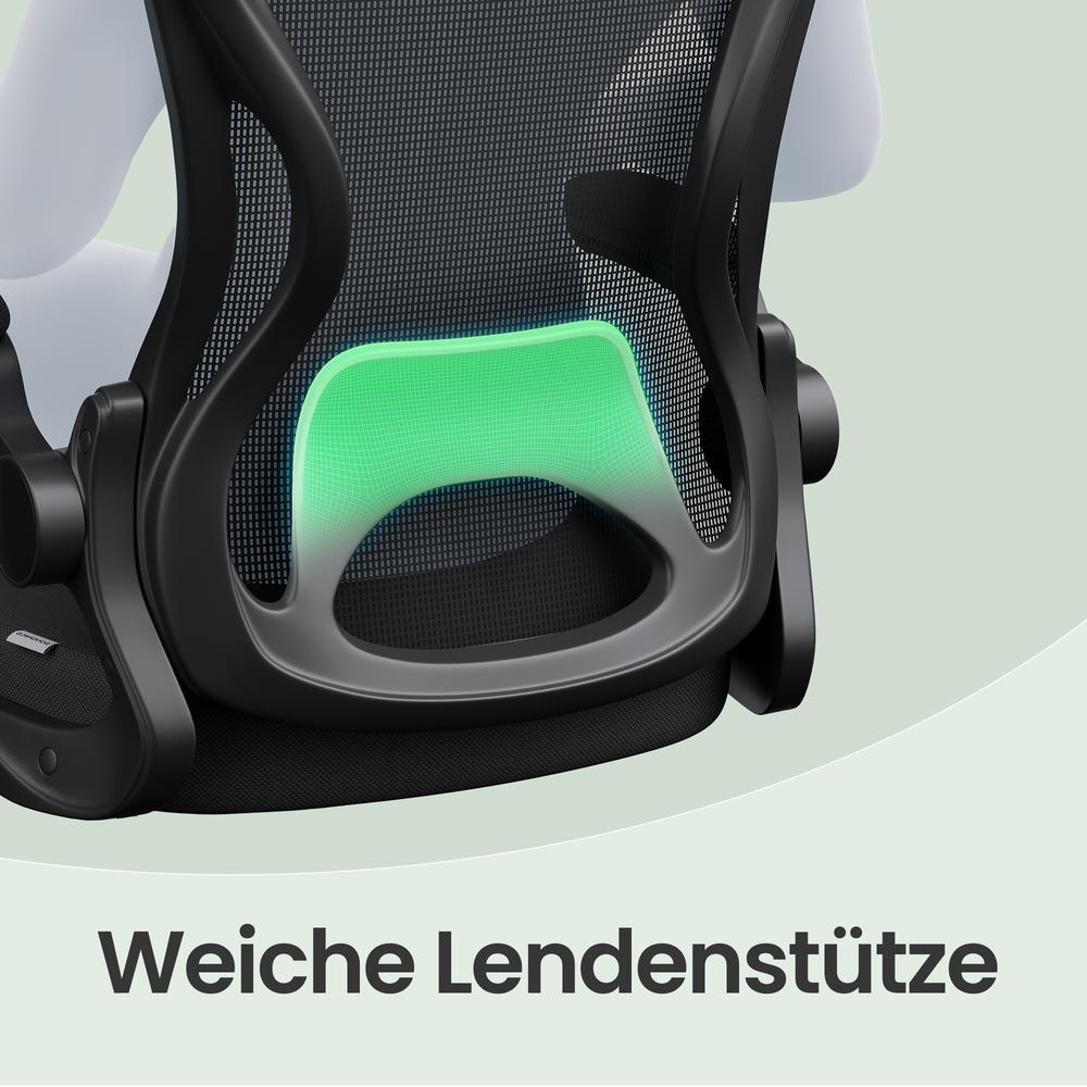 Bürostuhl - Mesh Atmungsaktive Rückenlehne - Mit Wippfunktion - Ergonomisch