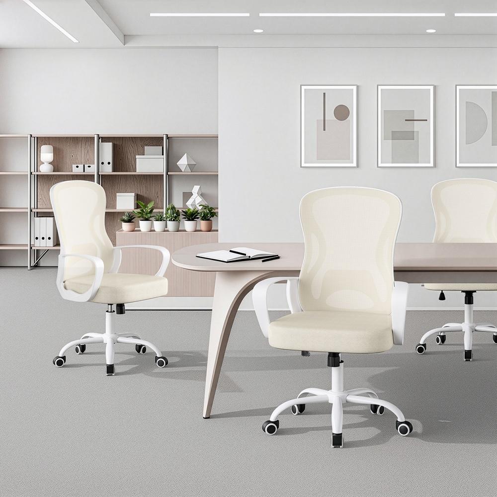 Bürostuhl - Mesh-Rückenlehne - Wippfunktion - Drei Farben