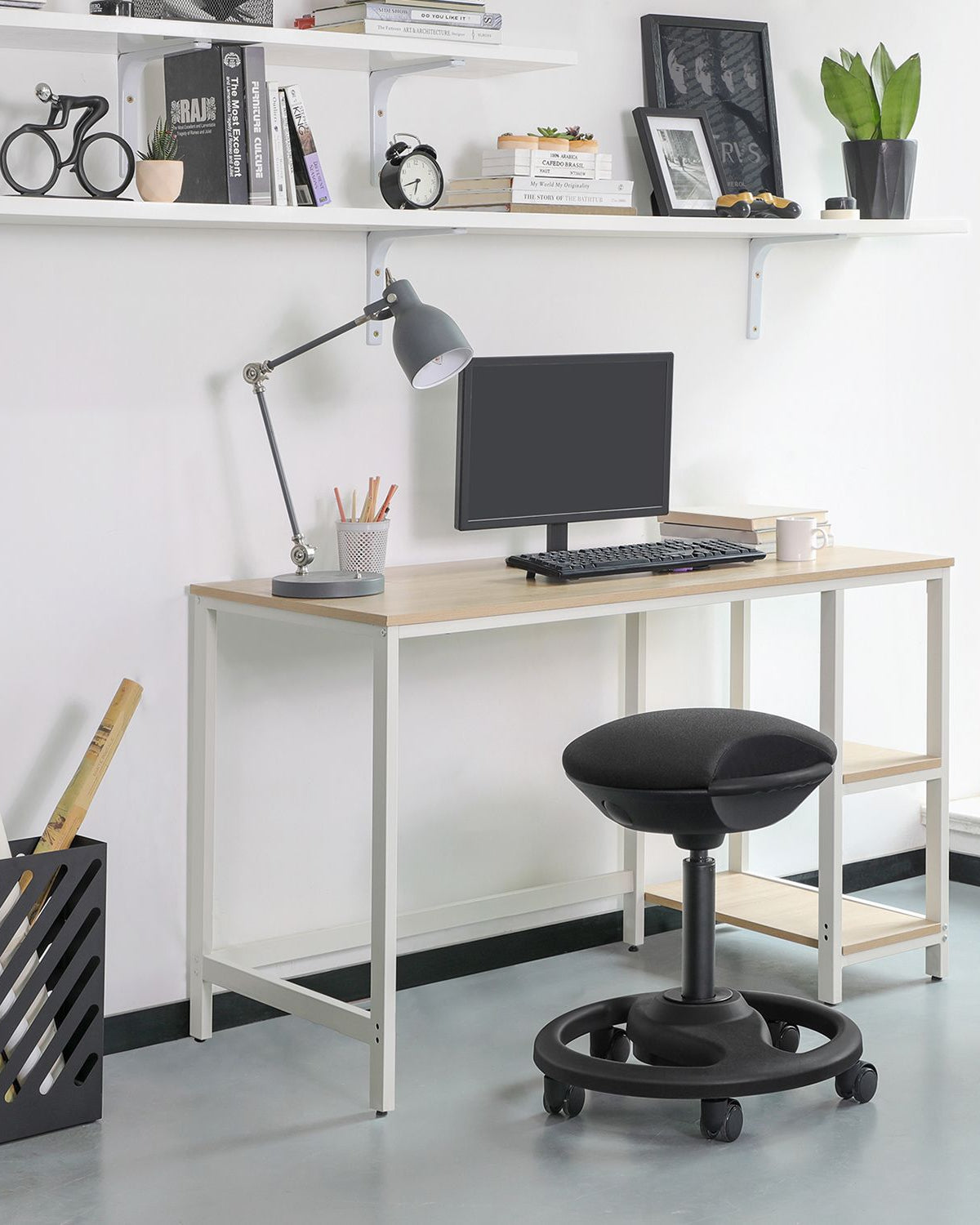 Ergonomischer Bürostuhl – verstellbar – mit Rollen – aktiver Sitzkomfort