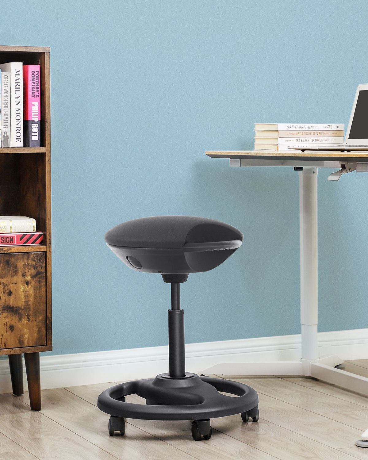 Ergonomischer Bürostuhl – verstellbar – mit Rollen – aktiver Sitzkomfort