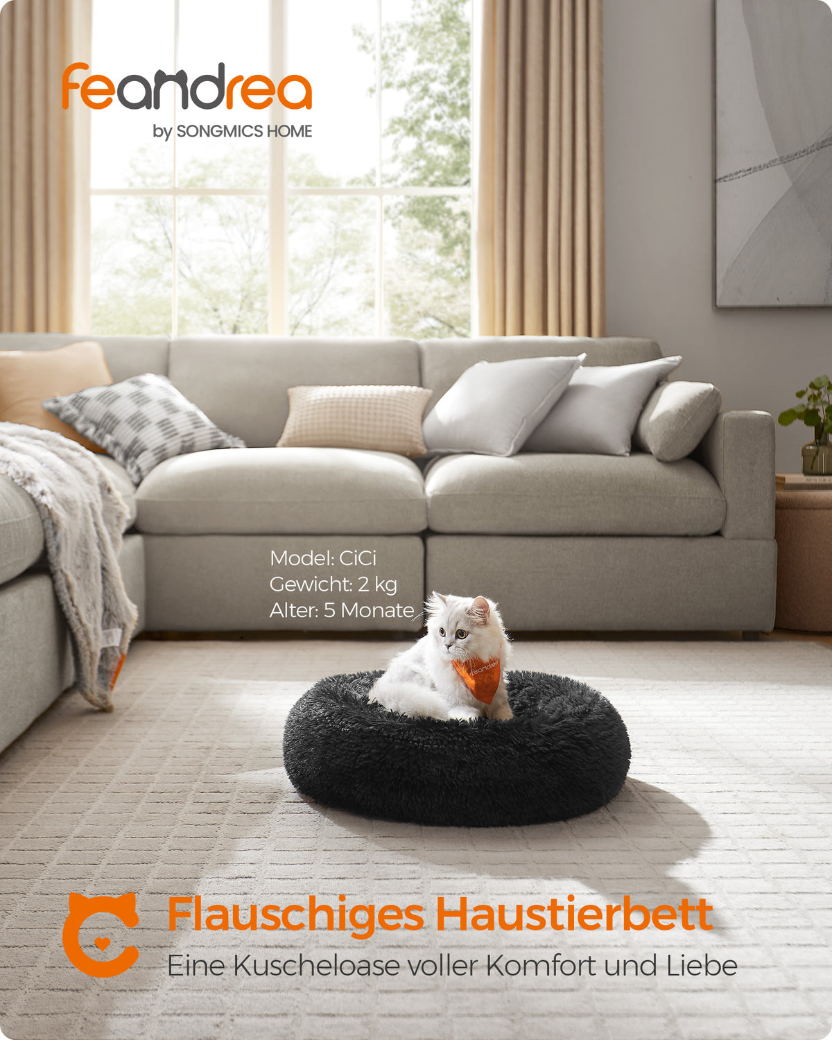 Donutförmiges Hundebett – Extra weich und bequem