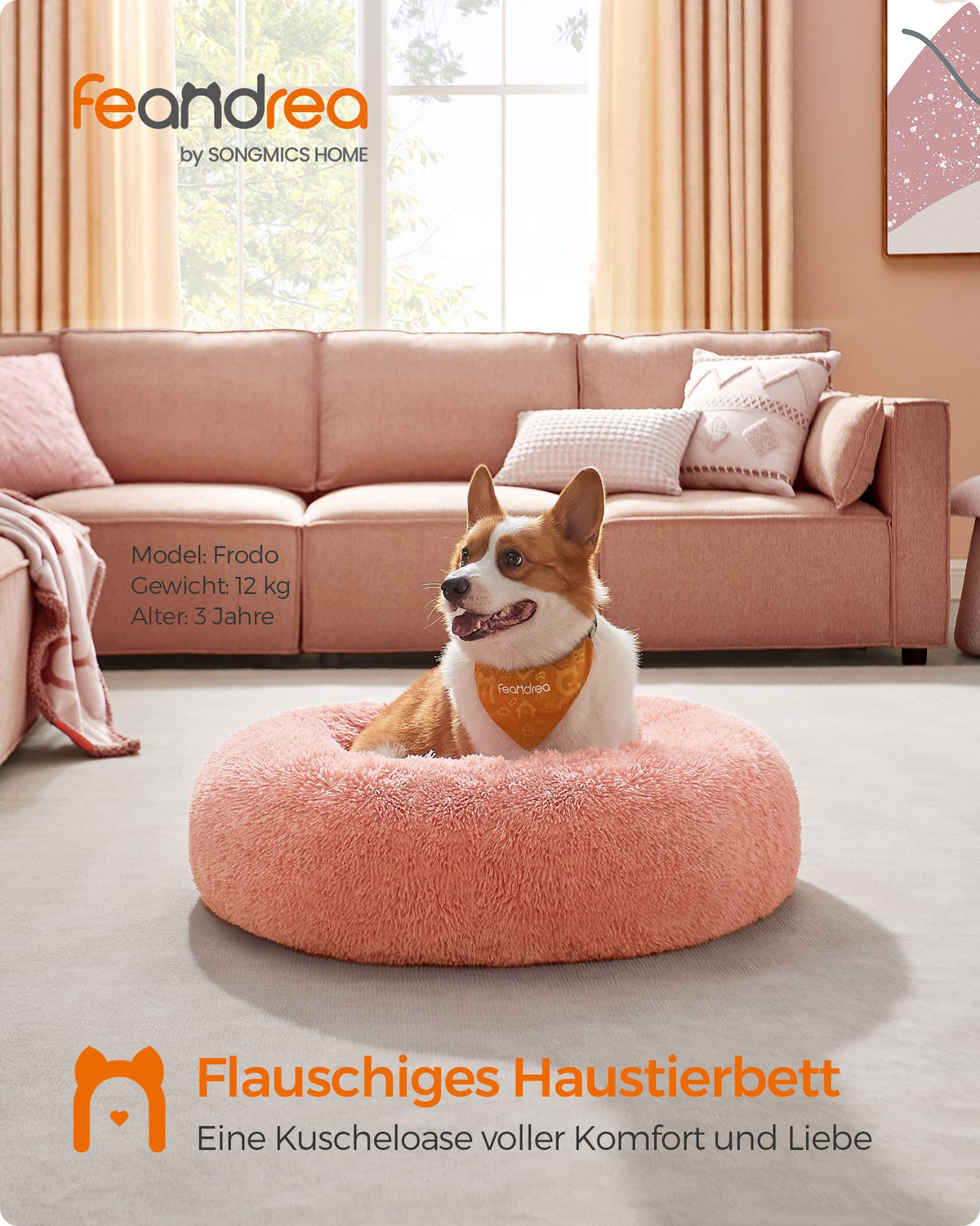 Donutförmiges Hundebett – Extra weich und bequem