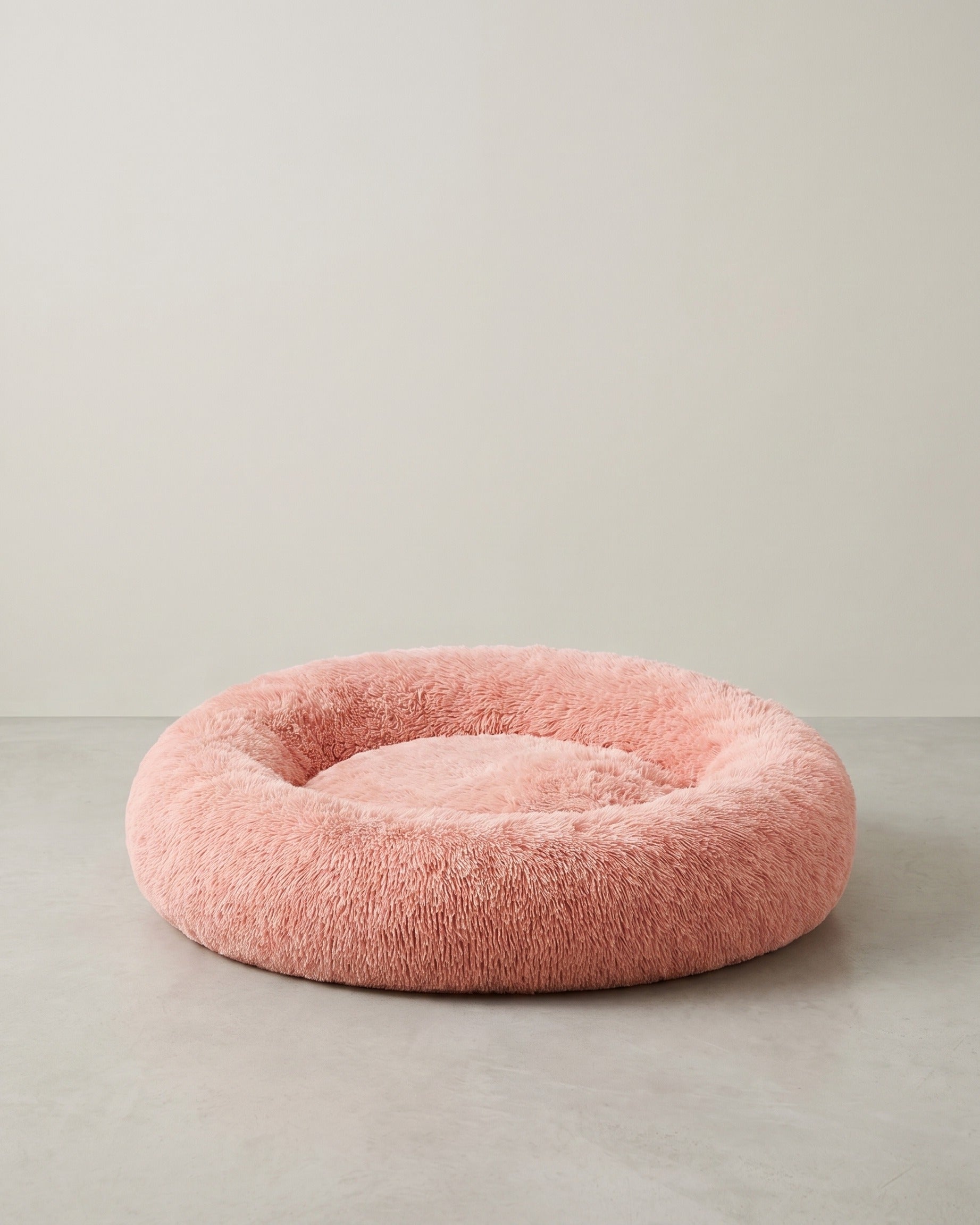 Donutförmiges Hundebett – Extra weich und bequem – Rosa