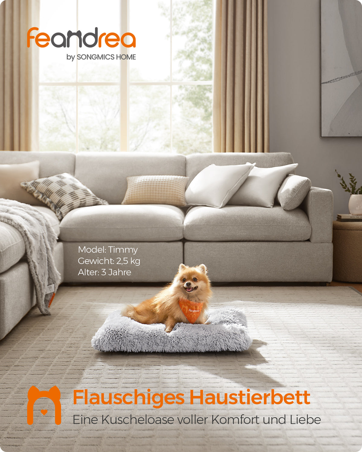 Weiches und vielseitiges Hundekissen – 10 cm dick