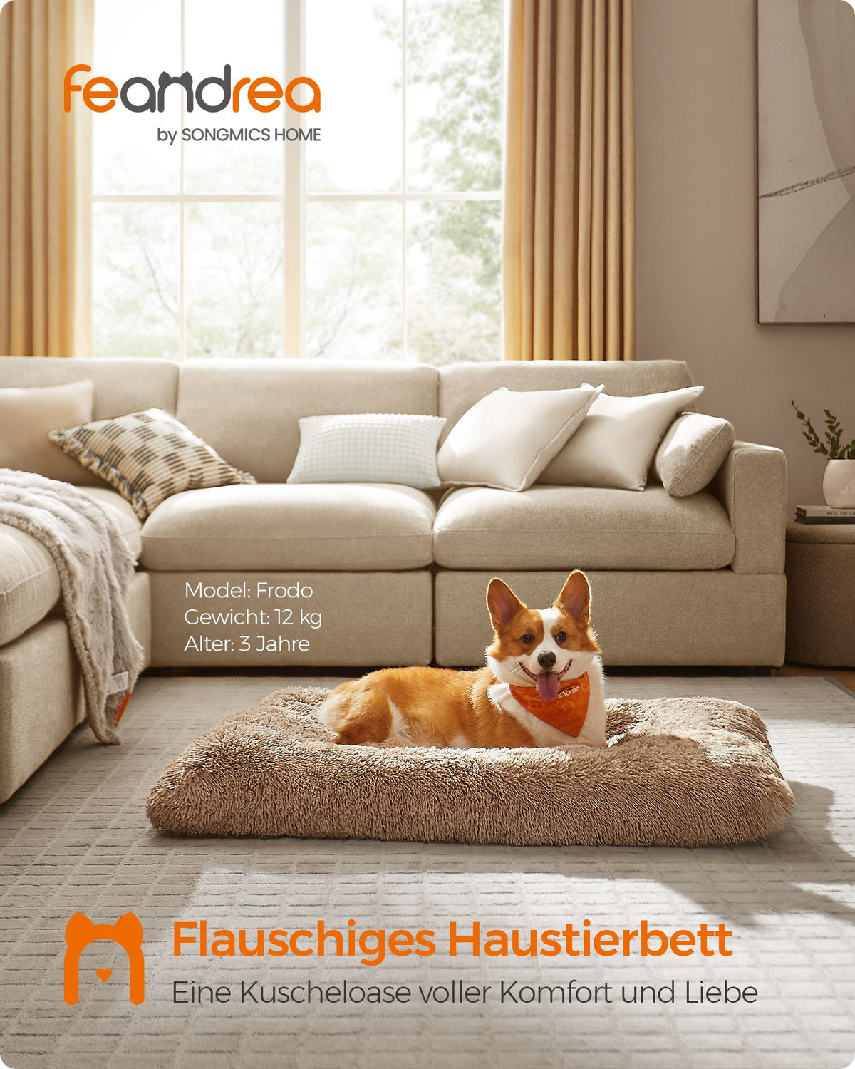 Weiches und vielseitiges Hundekissen – 10 cm dick