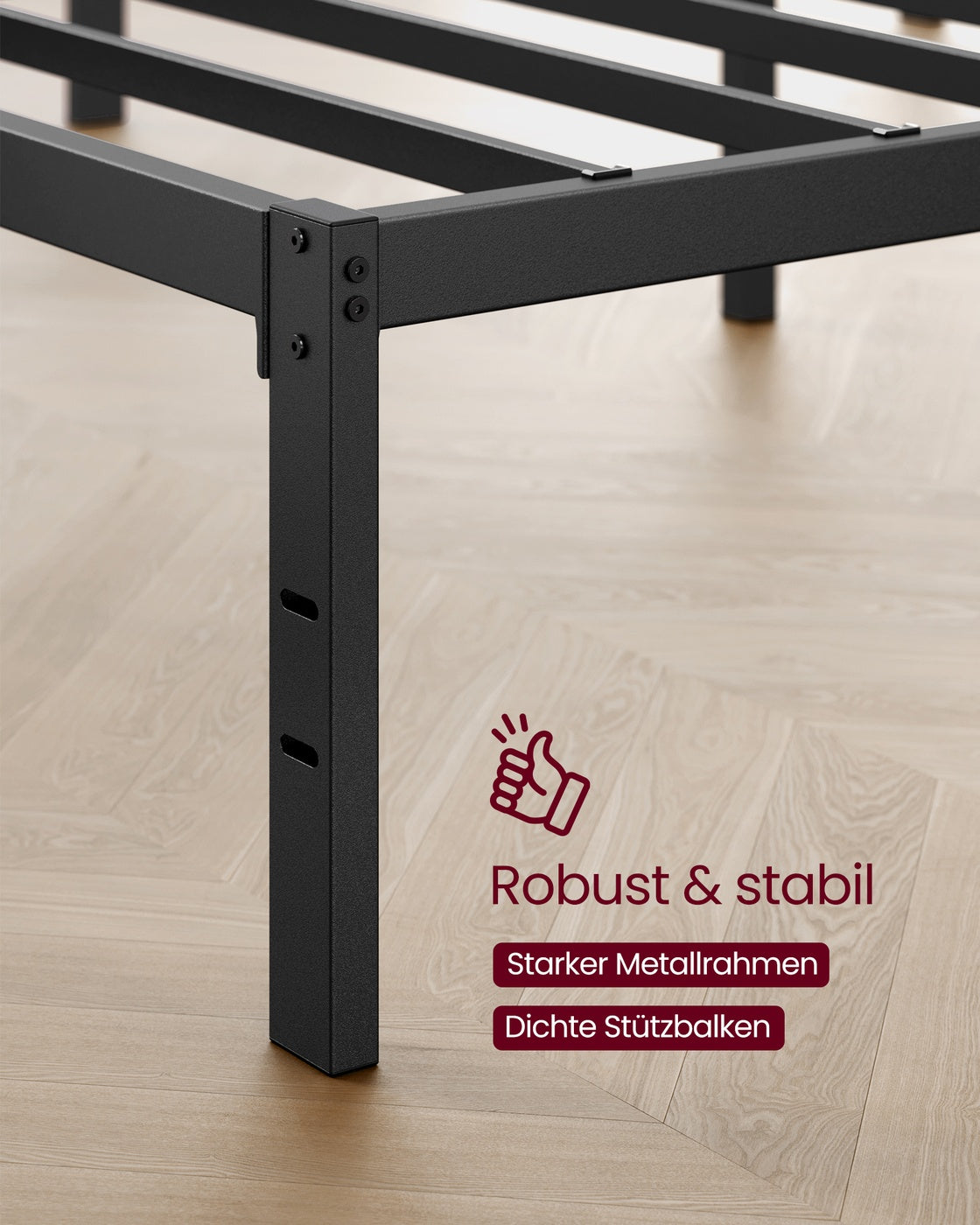 Bettgestell Metall 160x200 - Mit Stauraum - Modern Für Schlafzimmer