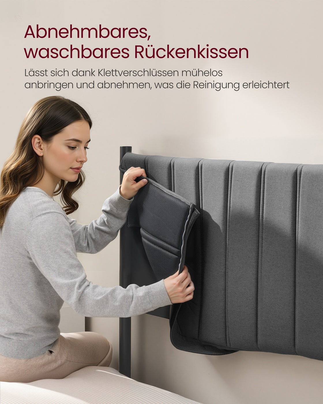 Doppelbett-Bettgestell Mit Bettkasten - Gepolstertes Kopfteil - Belastbar Bis 500 Kg