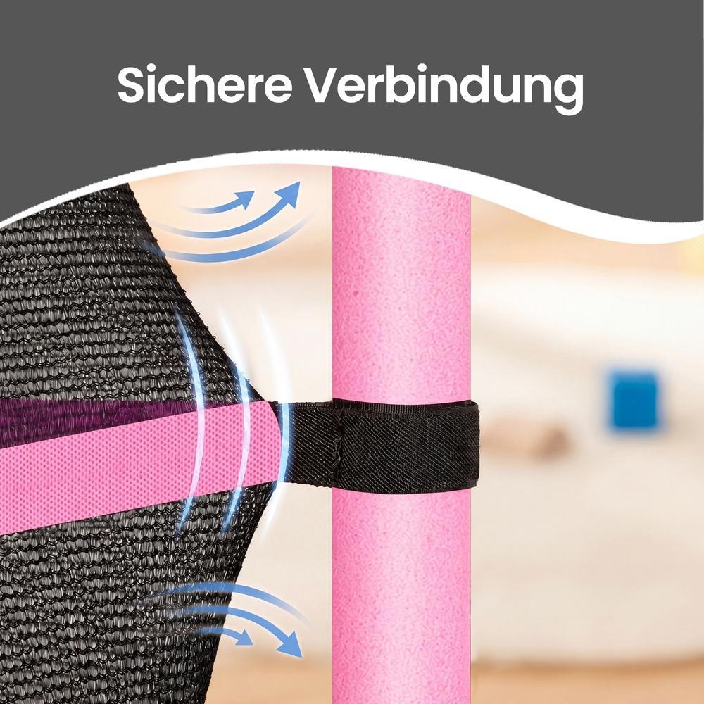 Kindertrampolin 174 cm - Mit Sicherheitsnetz Und Randabdeckung - Für Garten Und Innenbereich