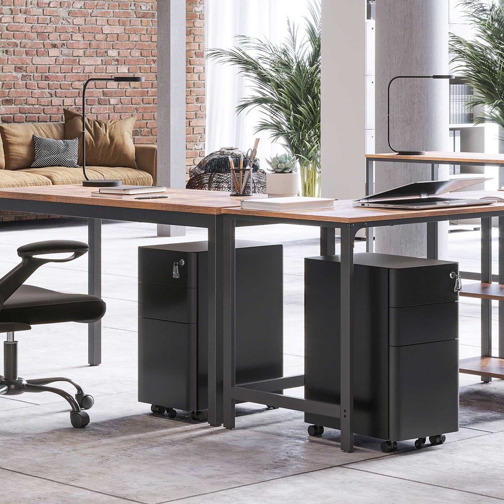 Archiefkast met 3 Laden - Ladeblok - Kast met Wieltjwes - De Vries Meubels