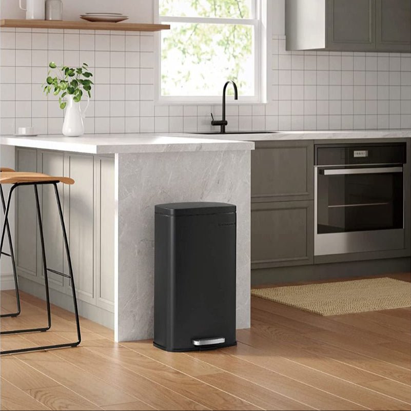 Compacte Prullenbak - 30 Liter - Afvalbak - De Vries Meubels