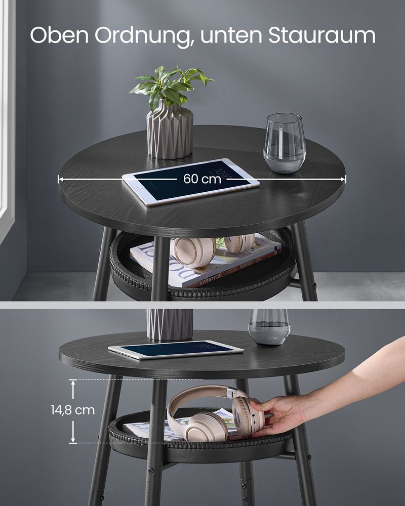 Design Bartafel - Ronde Tafel met Lade - Bekroond Ontwerp - De Vries Meubels