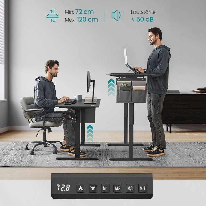 Elektrisch Hoog Laag Bureau - Elektrisch Verstelbaar - Schrijftafel - Ergonomisch Bureau - De Vries Meubels