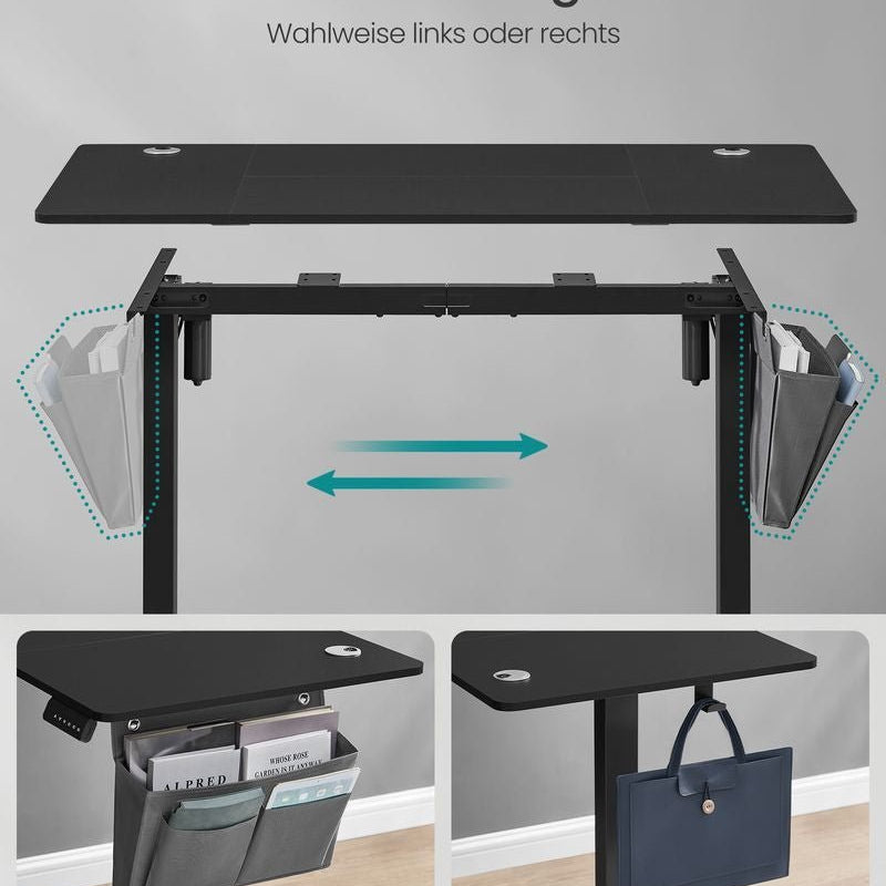 Elektrisch Hoog Laag Bureau - Elektrisch Verstelbaar - Schrijftafel - Ergonomisch Bureau - De Vries Meubels