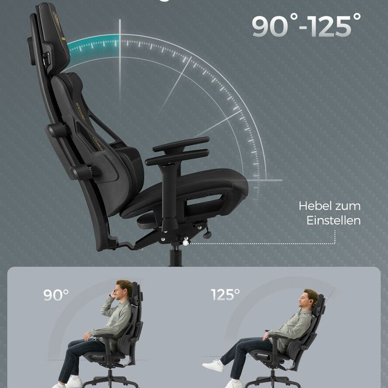 Elite Gaming 2.0 Ergonomische Gamestoel - Compleet Verstelbare Gaming Stoel - Gamingchair - De Vries Meubels
