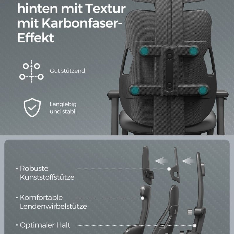 Elite Gaming 2.0 Ergonomische Gamestoel - Compleet Verstelbare Gaming Stoel - Gamingchair - De Vries Meubels