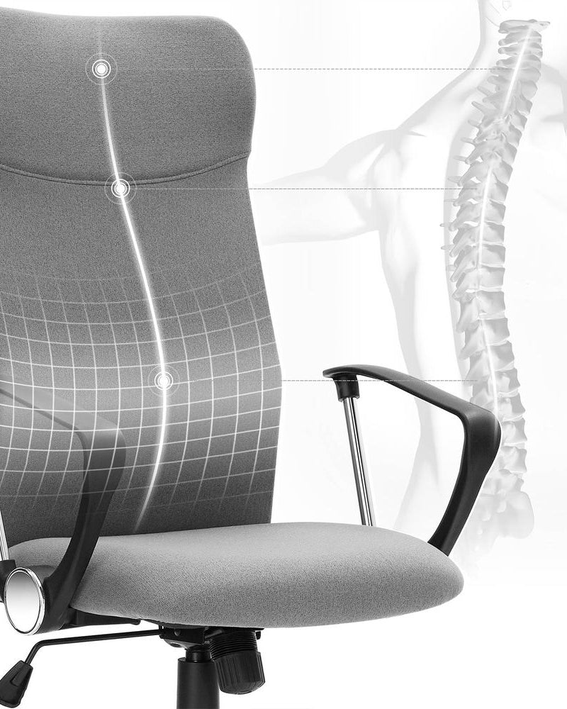 Ergonomischer Bürostuhl mit bequemer Stoffpolsterung